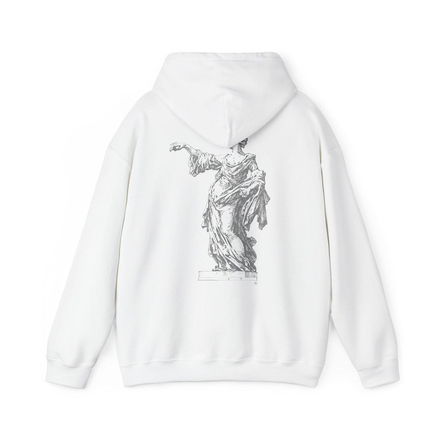 ANTIQUE LADY, Artistic Vintage Statue Hoodie, Unisex Heavy Blend Sweatshirt, Cozy Oversized Fashion, Perfect Gift for Art Lovers,