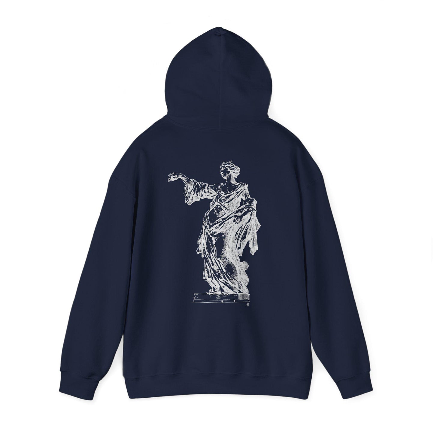 ANTIQUE LADY, Artistic Vintage Statue Hoodie, Unisex Heavy Blend Sweatshirt, Cozy Oversized Fashion, Perfect Gift for Art Lovers,