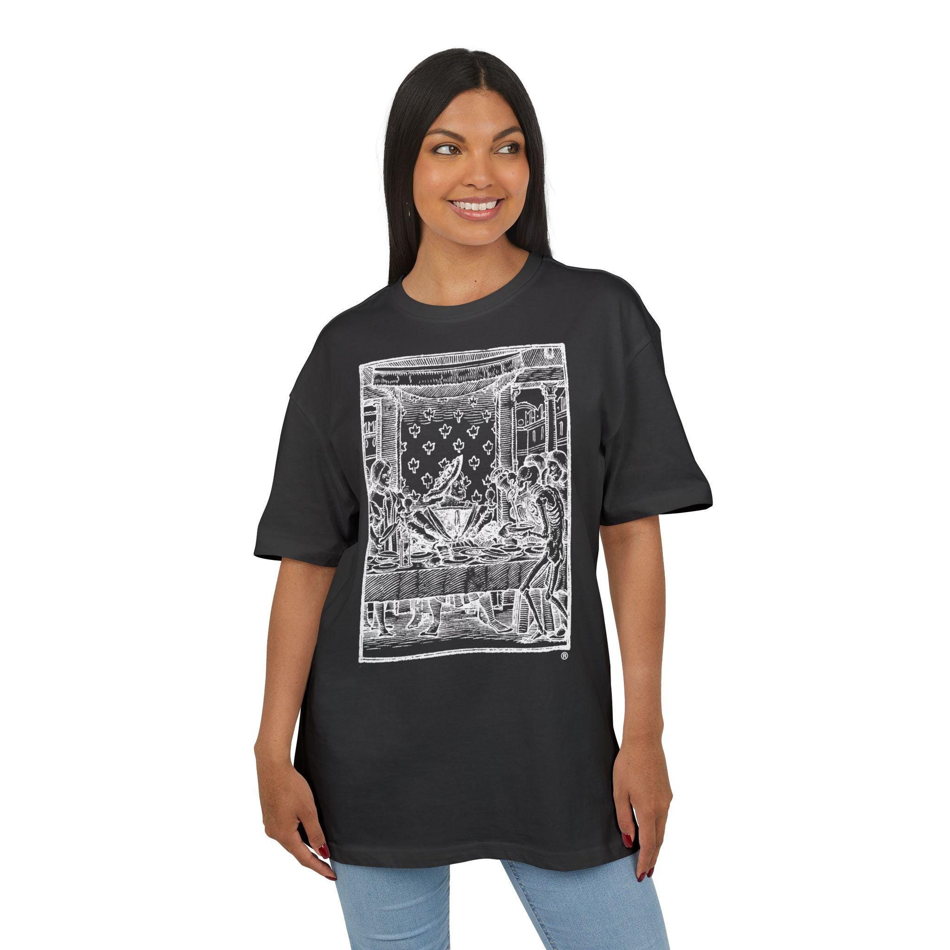 The King, Heavy Oversize Tee, Casual Streetwear, Art Tee, Unique Gift, Everyday Comfort, Halloween Apparel, Festival Wear