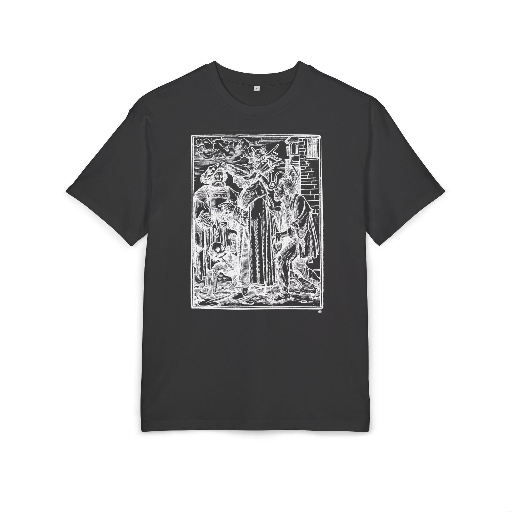 The Senator, Graphic Unisex Heavy Oversize Tee, Casual Streetwear, Art Tee, Unique Gift, Everyday Comfort, Halloween Apparel,