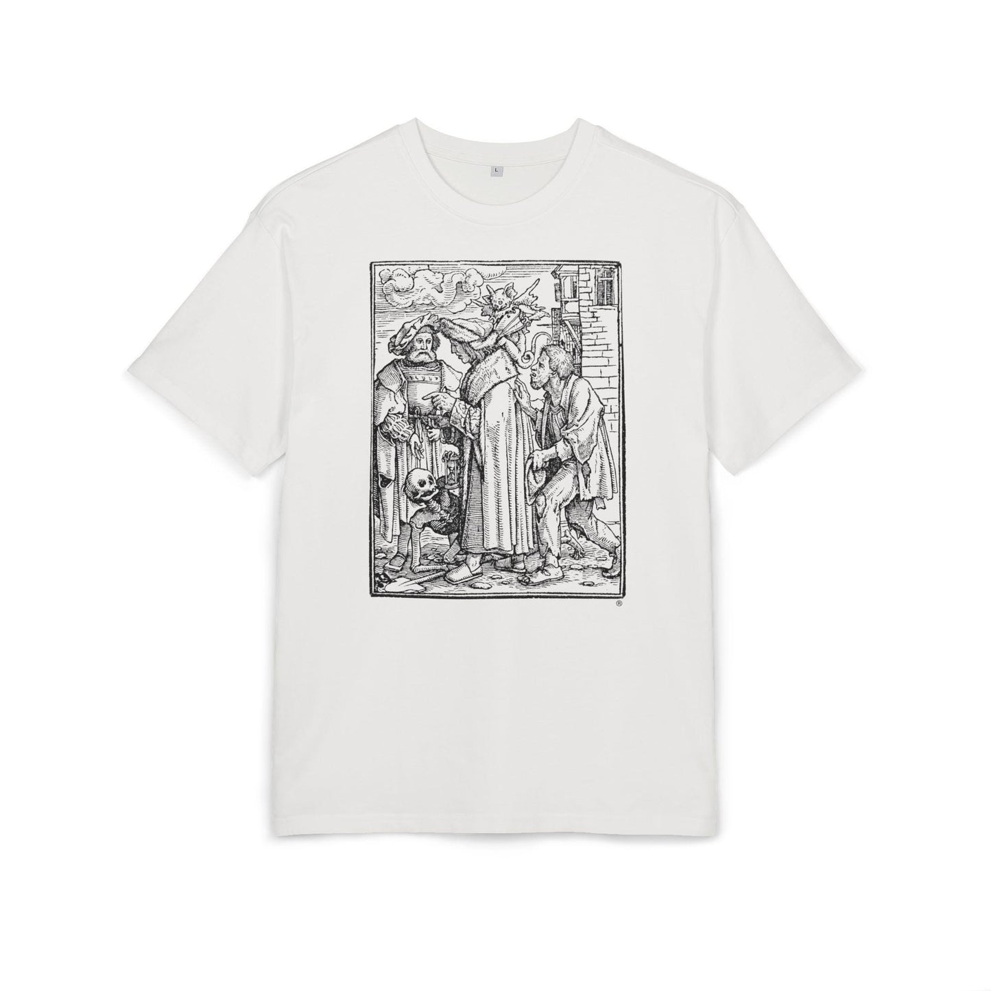 The Senator, Graphic Unisex Heavy Oversize Tee, Casual Streetwear, Art Tee, Unique Gift, Everyday Comfort, Halloween Apparel,