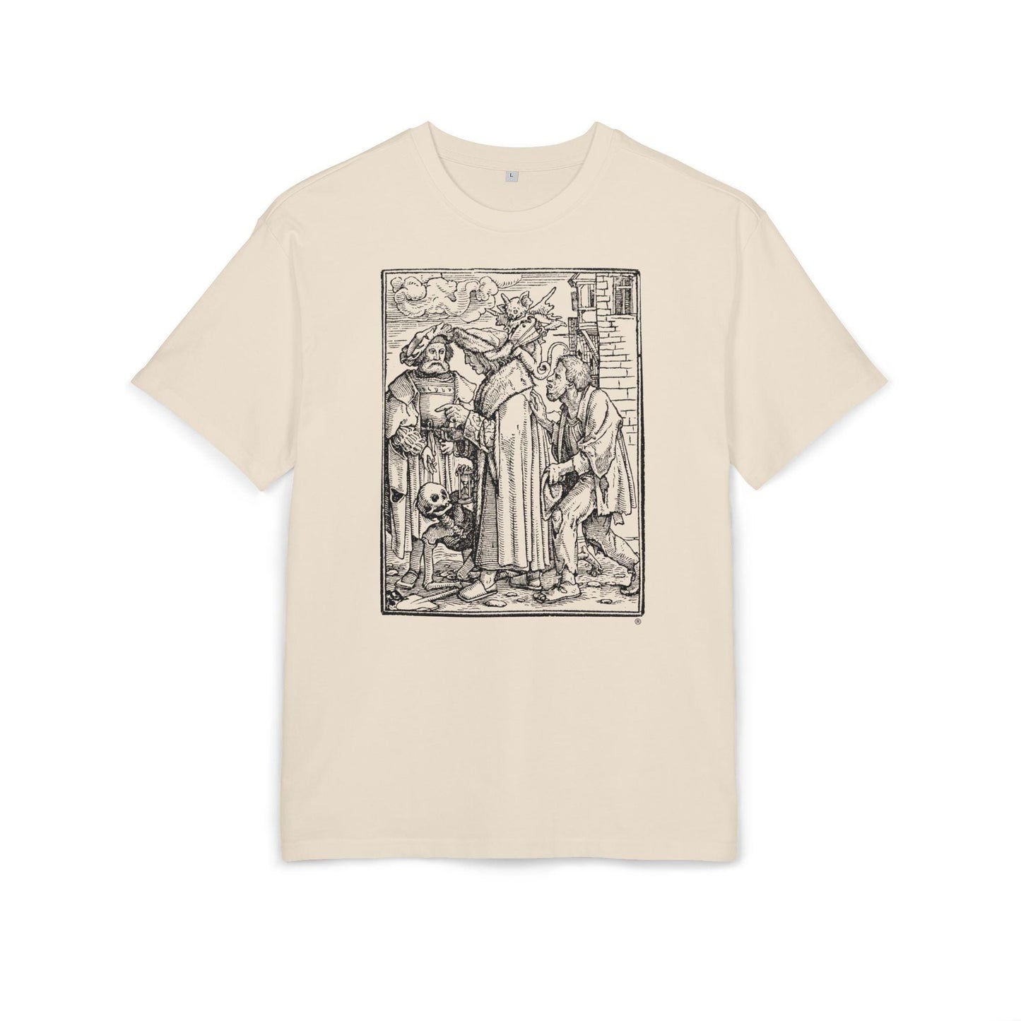 The Senator, Graphic Unisex Heavy Oversize Tee, Casual Streetwear, Art Tee, Unique Gift, Everyday Comfort, Halloween Apparel,