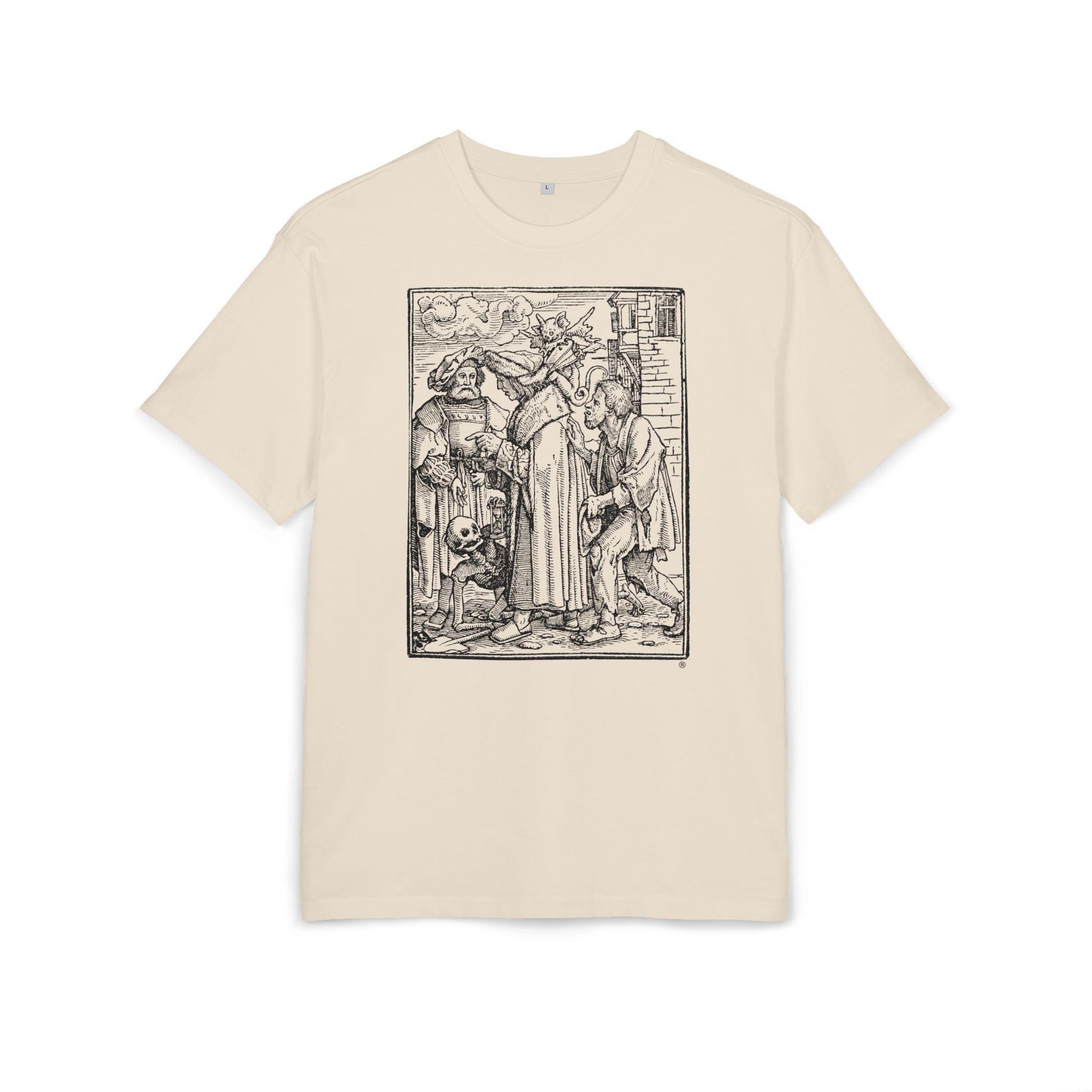 The Senator, Graphic Unisex Heavy Oversize Tee, Casual Streetwear, Art Tee, Unique Gift, Everyday Comfort, Halloween Apparel,