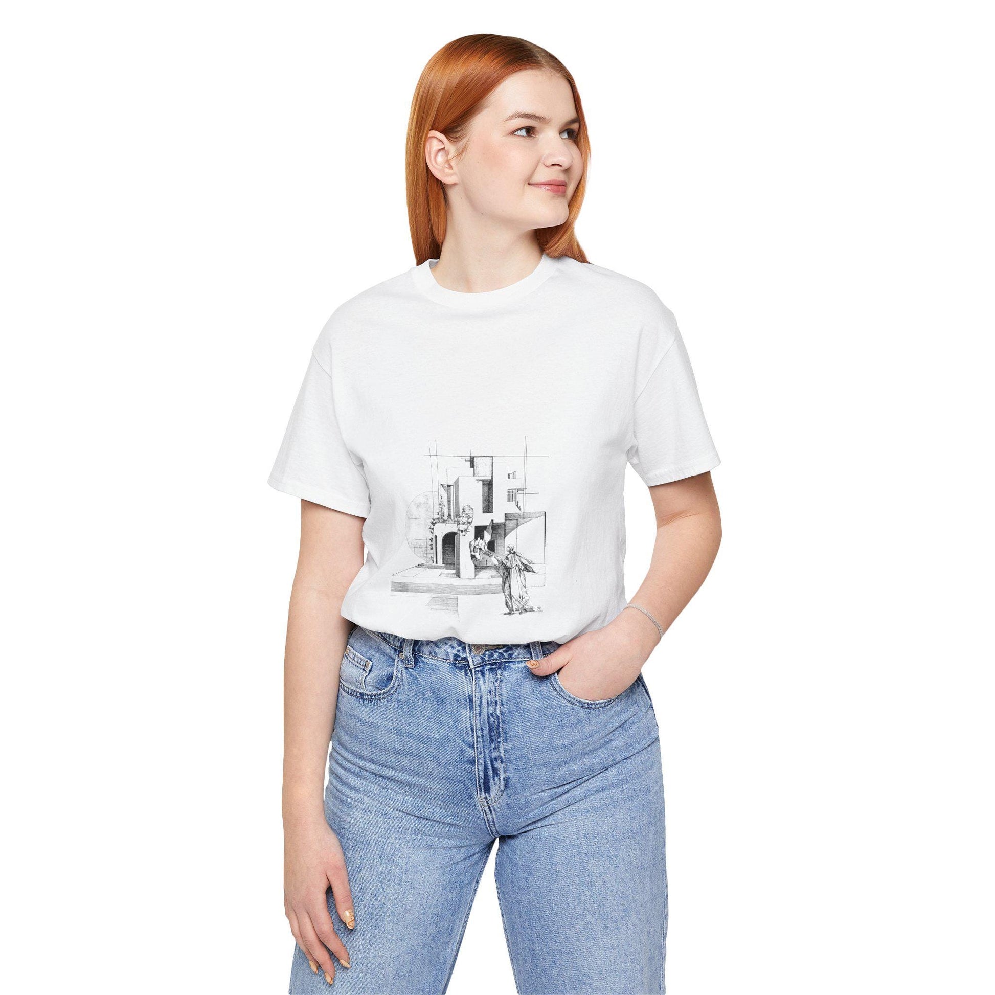 EPMTY CITY , Copy of Vintage-Inspired Graphic Tee with Illustration, Casual Wear, Gift, Art Lovers, Perfect for Summer Outings, tatto
