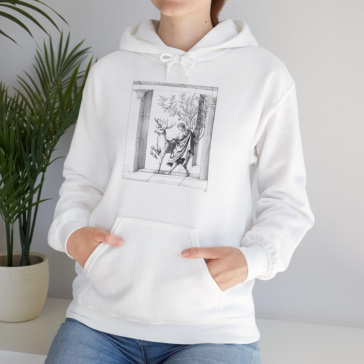 ENTERING THE CITY hoodie , Artistic Vintage Statue Hoodie, Unisex hoodie , Cozy Oversized Fashion, Perfect Gift for Art Lovers,
