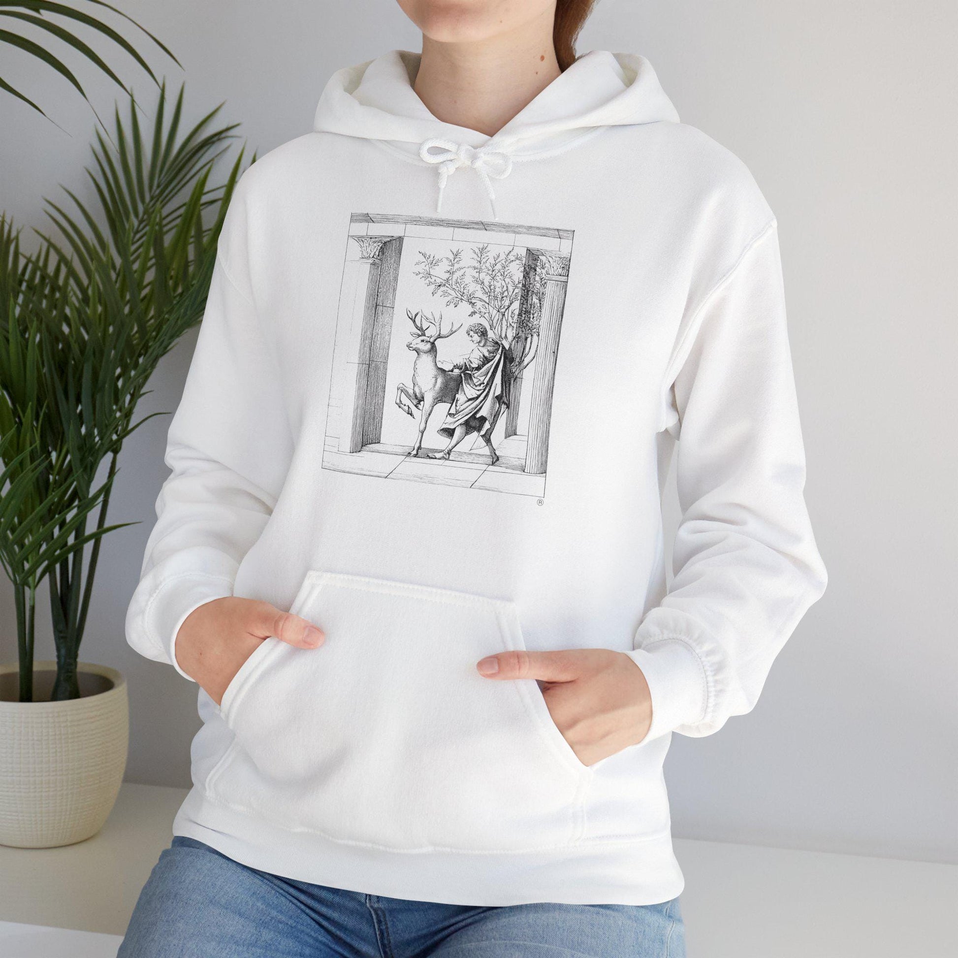 ENTERING THE CITY hoodie , Artistic Vintage Statue Hoodie, Unisex hoodie , Cozy Oversized Fashion, Perfect Gift for Art Lovers,
