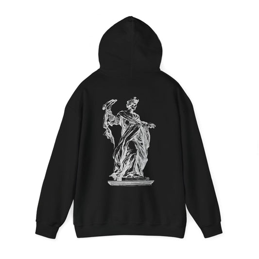 THE_KING, hoodie , Artistic Vintage Statue Hoodie, Unisex hoodie , Cozy Oversized Fashion, Perfect Gift for Art Lovers,