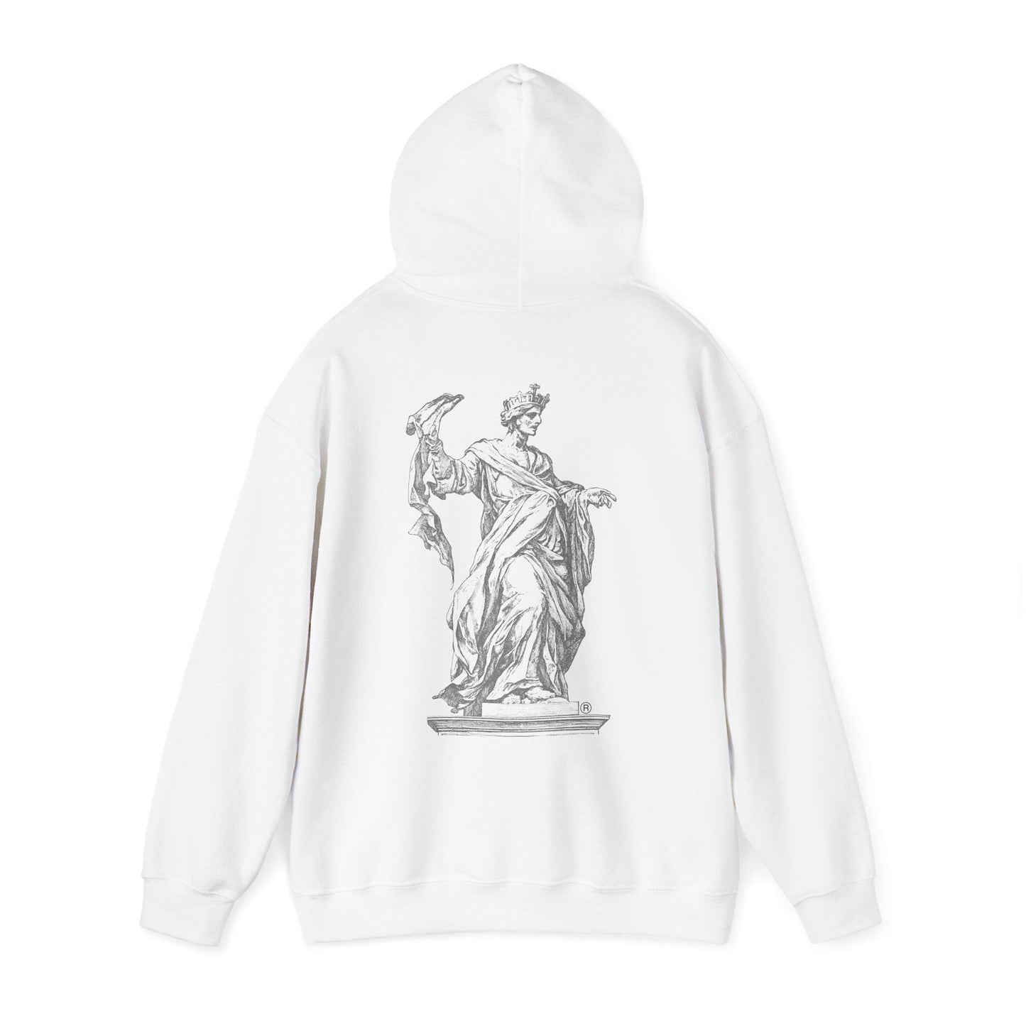 THE_KING, hoodie , Artistic Vintage Statue Hoodie, Unisex hoodie , Cozy Oversized Fashion, Perfect Gift for Art Lovers,