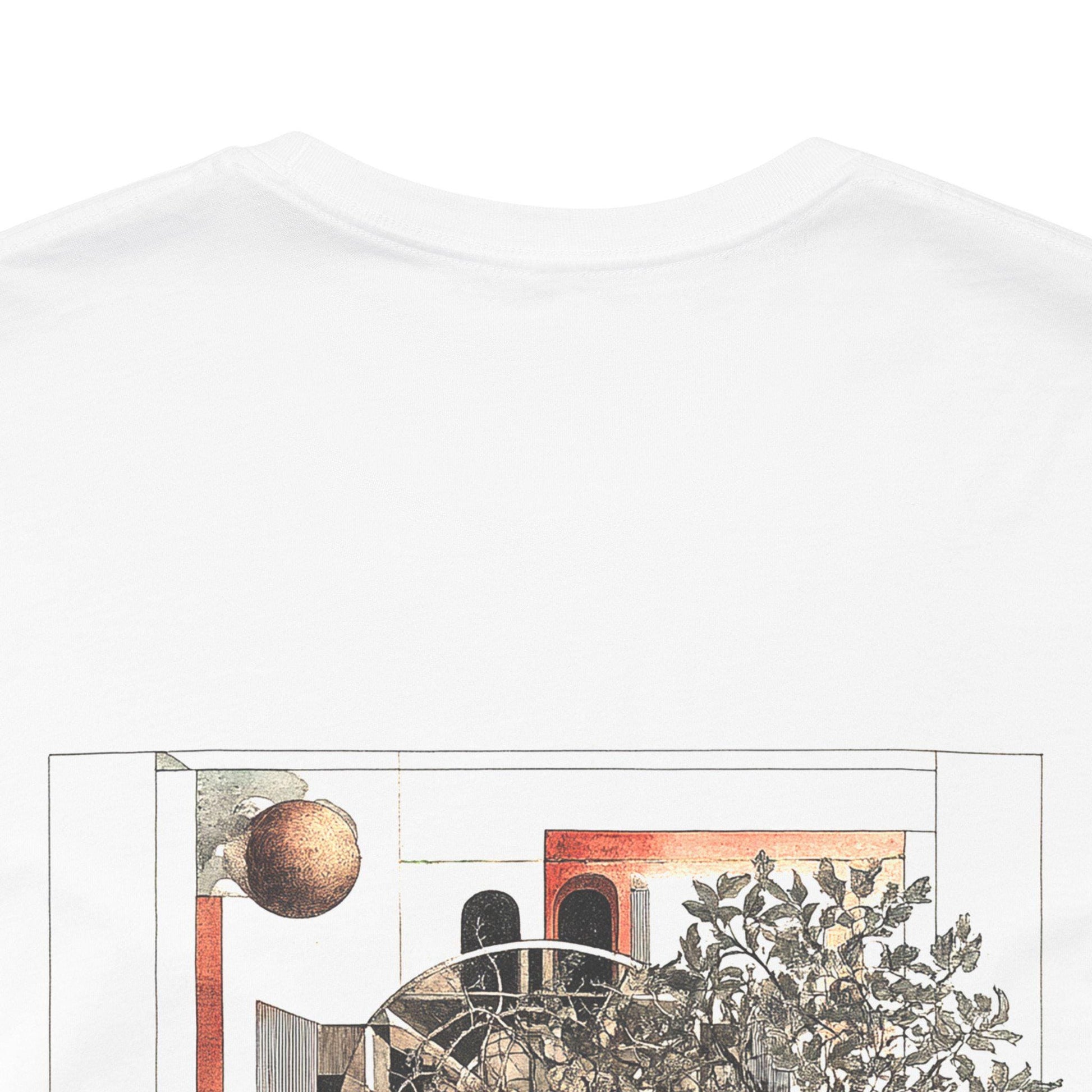 GARDEN, Vintage-Inspired Graphic Tee with Enchanting Illustration, Casual Wear, Art Lovers, Perfect for Summer Outings, Unique