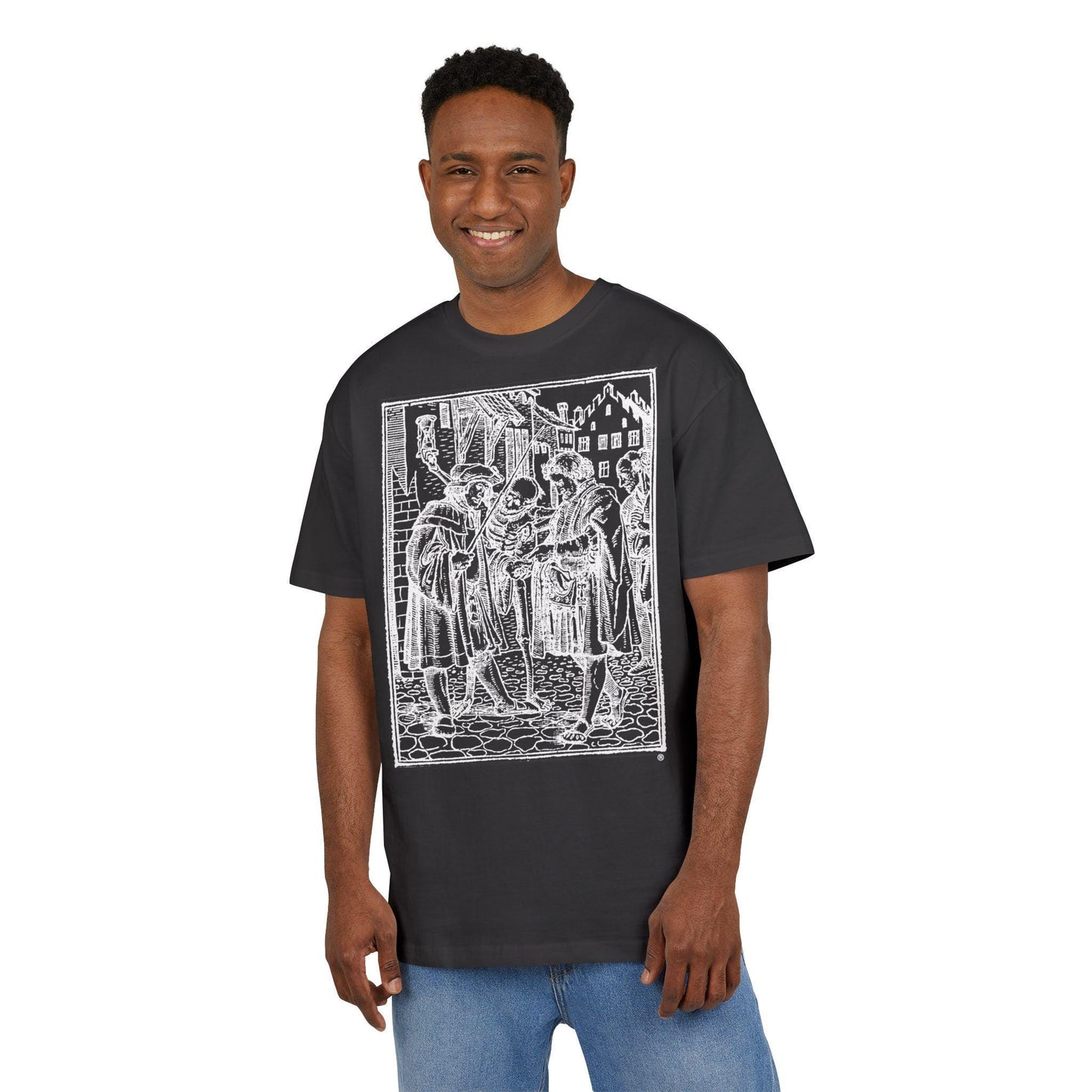 The Advocate , Heavy Oversize Tee, Casual Streetwear, Art Tee, Unique Gift, Everyday Comfort, Halloween Apparel, Festival Wear