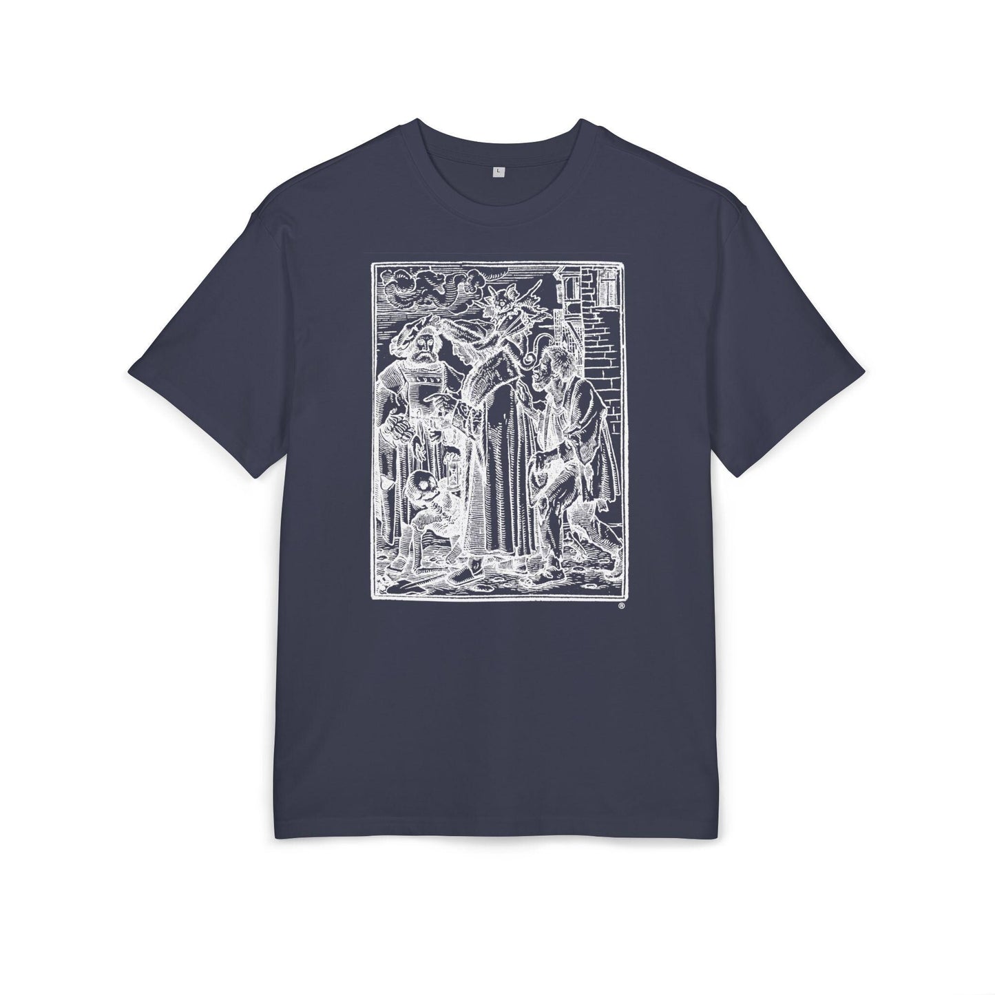 The Senator, Graphic Unisex Heavy Oversize Tee, Casual Streetwear, Art Tee, Unique Gift, Everyday Comfort, Halloween Apparel,