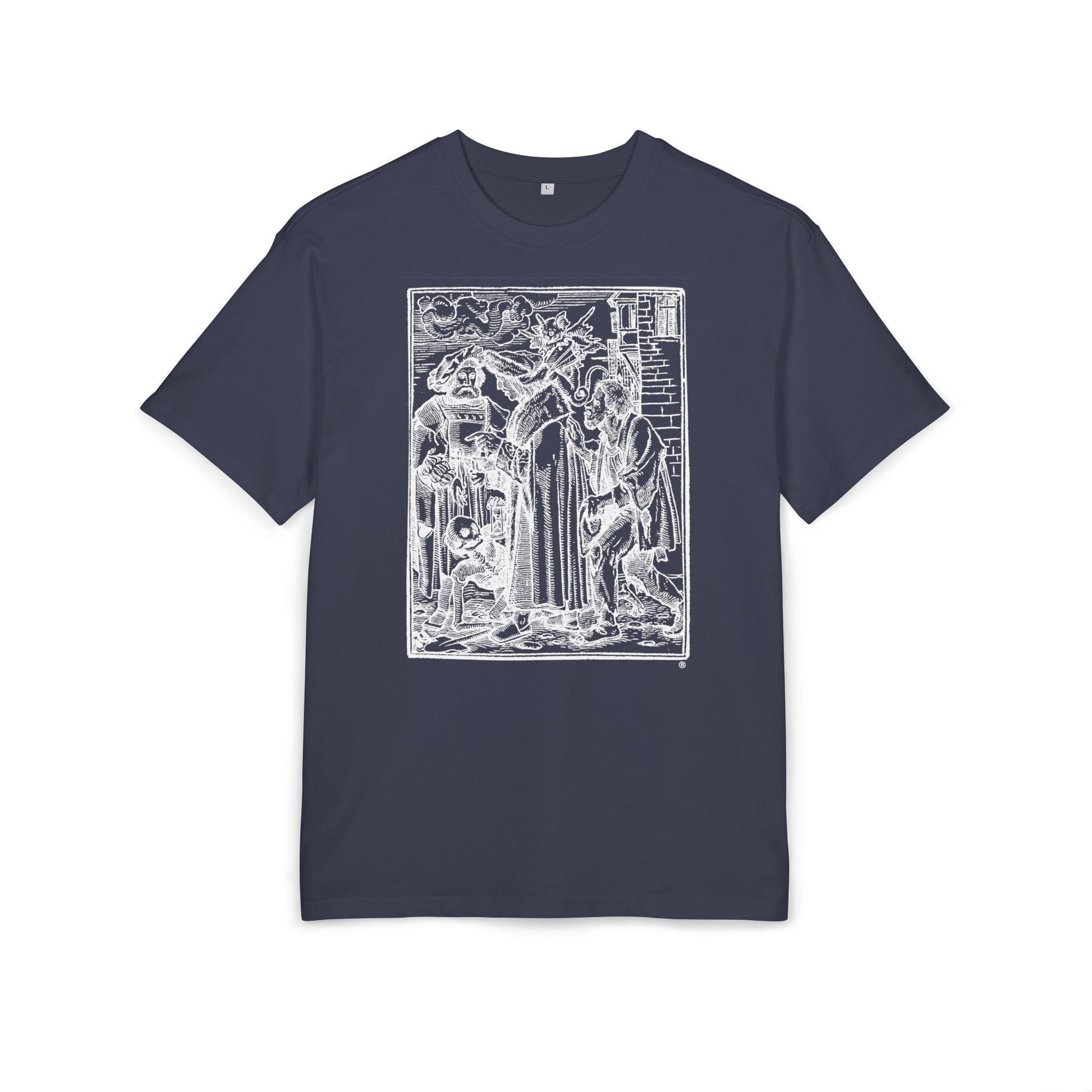 The Senator, Graphic Unisex Heavy Oversize Tee, Casual Streetwear, Art Tee, Unique Gift, Everyday Comfort, Halloween Apparel,