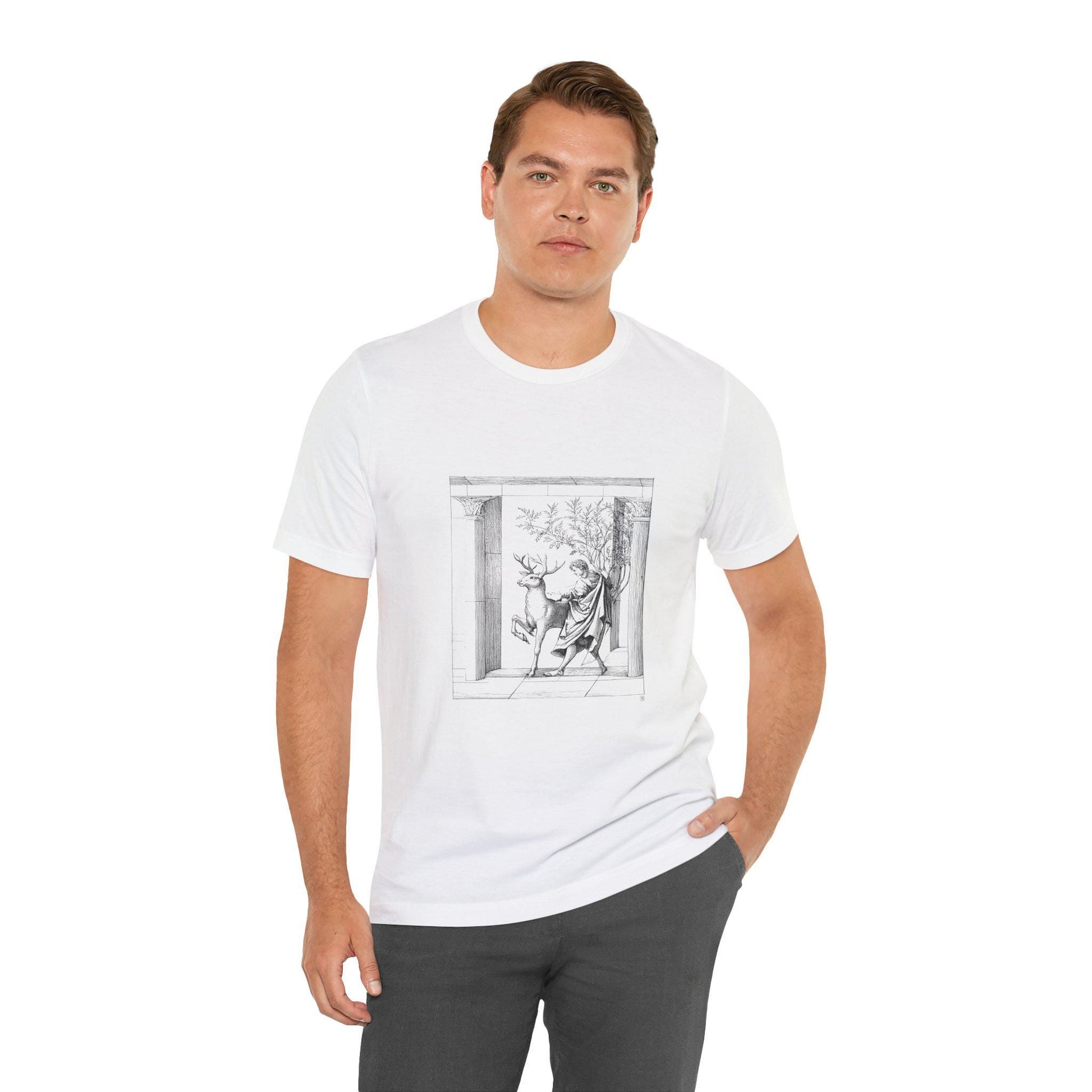 Entering the city, Copy of Vintage-Inspired Graphic Tee with Illustration, Casual Wear, Gift, Art Lovers, Perfect for Summer Outings, unique