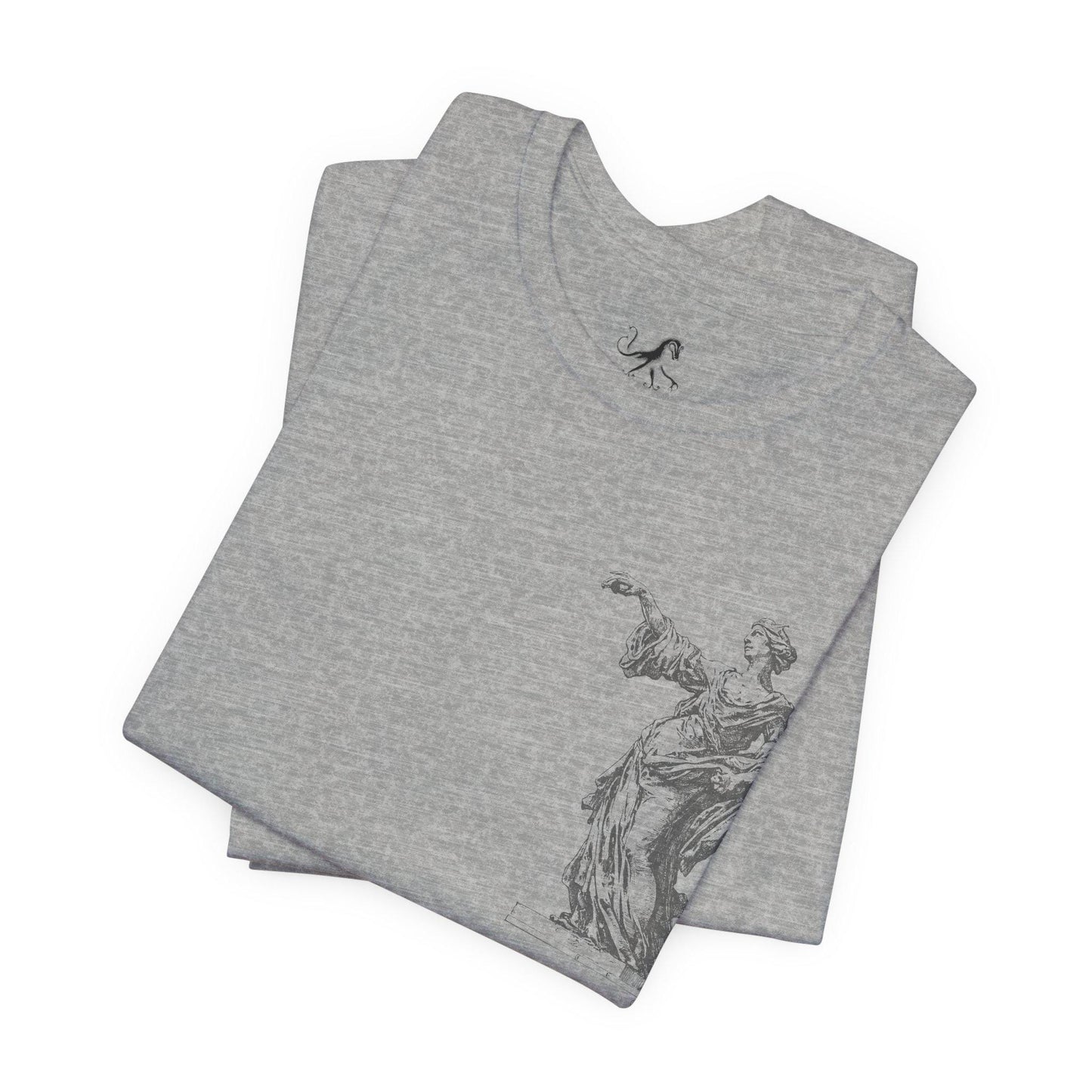 ANTIQUE LADY, Copy of Vintage-Inspired Graphic Tee with Illustration, Casual Wear, Gift, Art Lovers, Perfect for Summer Outings, tatto