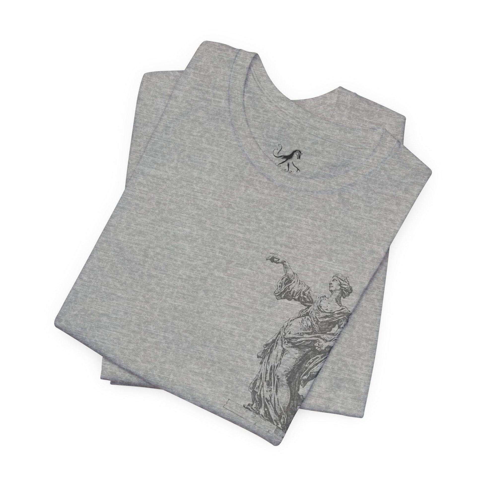 ANTIQUE LADY, Copy of Vintage-Inspired Graphic Tee with Illustration, Casual Wear, Gift, Art Lovers, Perfect for Summer Outings, tatto