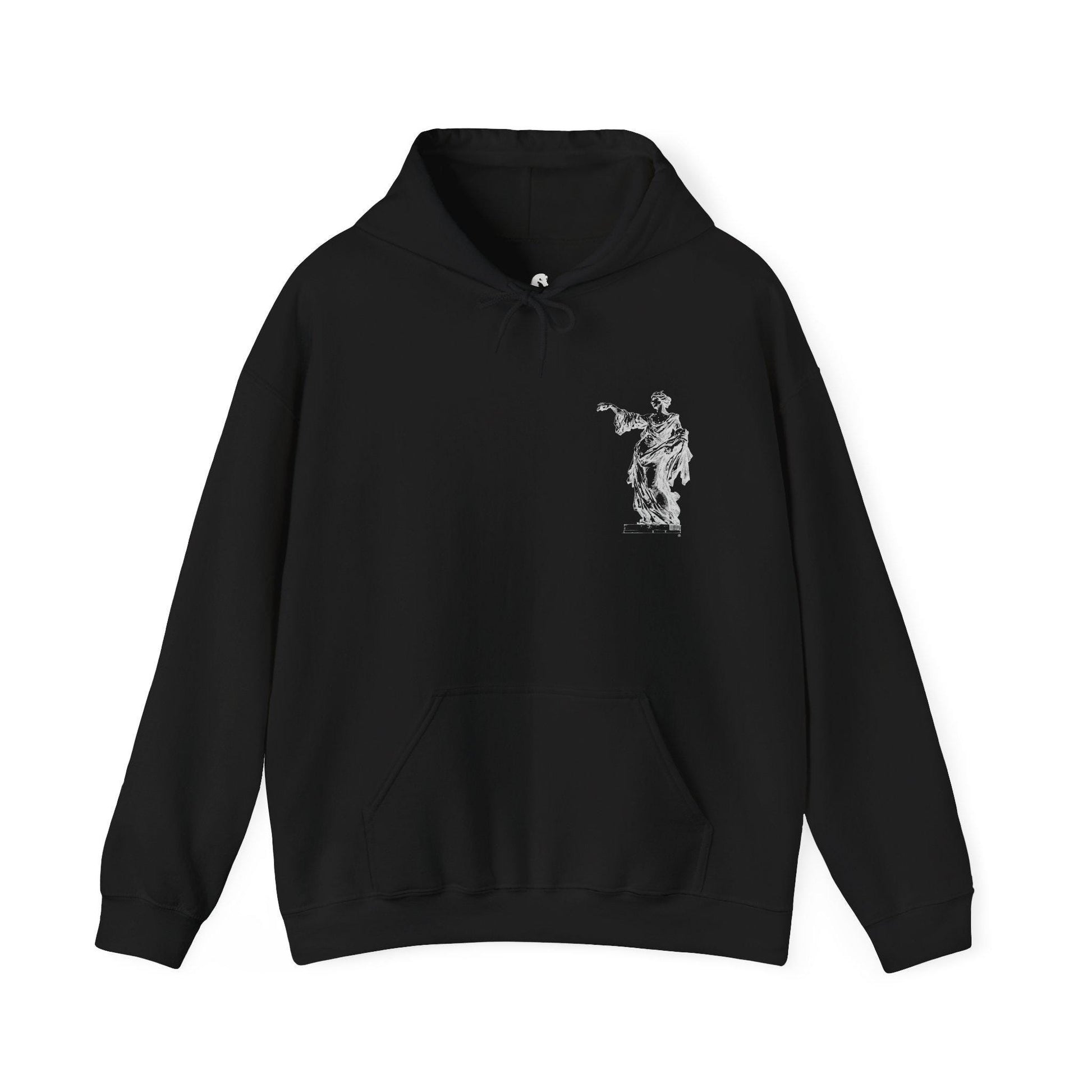 ANTIQUE LADY, Artistic Vintage Statue Hoodie, Unisex Heavy Blend Sweatshirt, Cozy Oversized Fashion, Perfect Gift for Art Lovers,