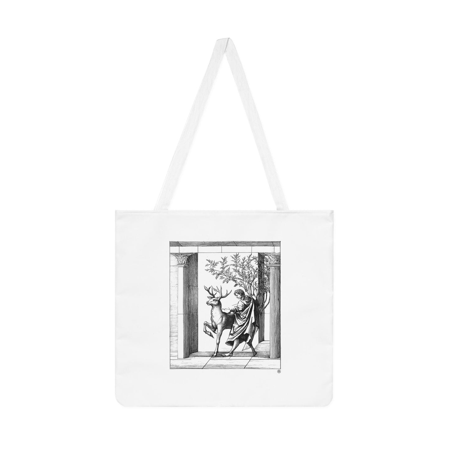 Entering the city white Shoulder Tote Bag, Fun Beach Bag, Eco-Friendly Shopping Tote, Gift for Ocean Lovers, Art Tote for Daily Use